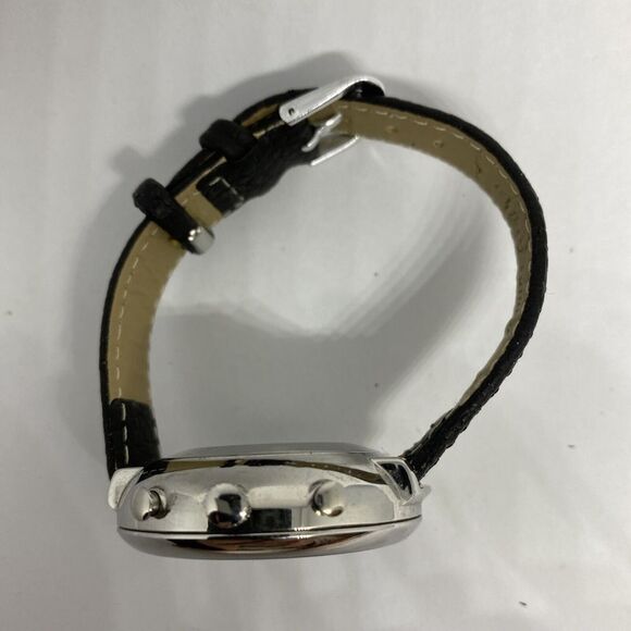 Fossil FTW5026 Women's Black Leather Silver Analog Dial Hybrid Smartwatch XX795 - Picture 8 of 12